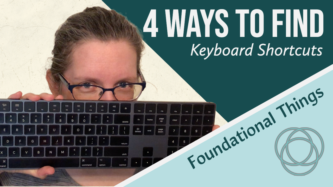 4 Ways to Find Keyboard Shortcuts